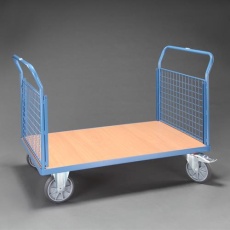 【EA520BE-301】850x500mm/500kg [両ハンドル式]運搬車