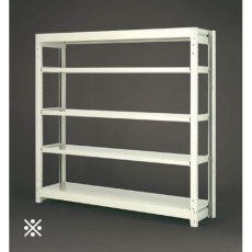 【EA976AG-90B】895x600x1800mm/300kg/4段 スチール棚