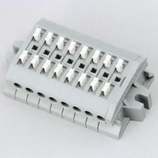 【EA940DM-68】8極[AC/DC300V/10A] スクリューレス端子台(中継用)