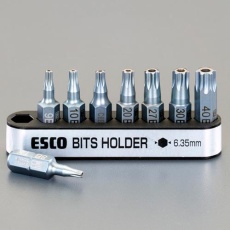 【EA611PC-200】8本組 [TORX]ドライバービット(イジリ止付)