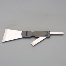 【EA524AE-19】9・16・25・60x250mm スクレーパー(斜型)