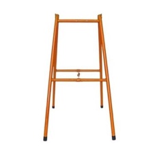 【EA903-101】900mm パイプ脚立(オレンジ塗装)