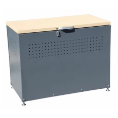 【EA995AA-572A】900x500x665mm ダストボックス(スチール製)