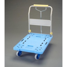 【EA520BY-22B】900x600mm/300kg 運搬車(静音/ハンドブレーキ付)