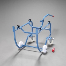 【EA520FD-51】900x615x600mm/250kg ドラム缶キャリー