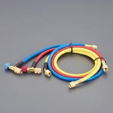 【EA101TB-10】90cm/R32・R410A バルブ付チャージングホースセット