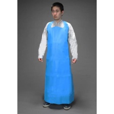 【EA355A-5】90x125cm エプロン(軽量/打抜き型/青)