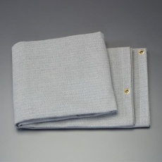 【EA334C-22】920x1920mm 溶接作業不燃シート(ハトメ付/高耐久)