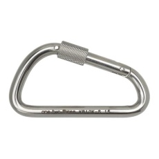 【EA638JS-12】94x40x10mm カラビナ(ステンレス製/安全環付)