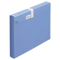 【EA762CF-328】A4/310x35x240mm ハンドファイル(ブルー)