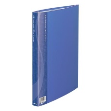【EA762CC-231】A4/315x260mm クリアーバインダー(青/75枚)