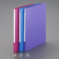 【EA762CF-24】A4/S型 レターファイル(ワインレッド)