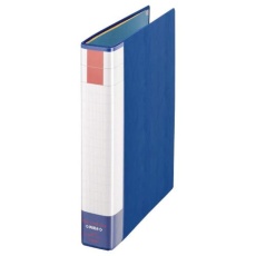 【EA762CL-201】A4/S型 両開きパイプ式ファイル(300枚/ブルー)