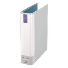 【EA762CL-213】A4/S型 両開きパイプ式ファイル(500枚/グレー)