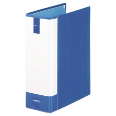 【EA762CL-205】A4/S型 両開きパイプ式ファイル(800枚/ブルー)