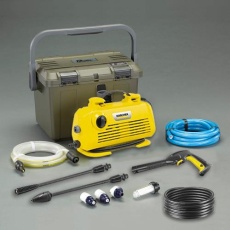 【EA115KM-100C】AC100V [家庭用]高圧洗浄機(吸水ホース・ケース付)