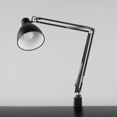 【EA761XD-36】AC100V/7.8W(E26) 照明灯/LED(クランプ式/黒)