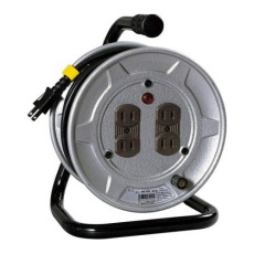 【EA815BH-1】AC125V/15A/10m コードリール(アース無)