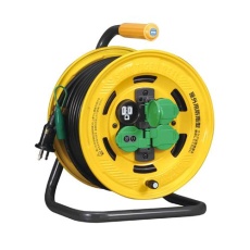 【EA815BT-30】AC125V/15A/30m コードリール(防雨.漏電遮断器付)