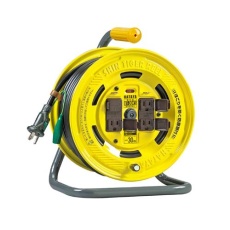 【EA815BS-12】AC125V/15A/30m コードリール(漏電遮断器/アース付)