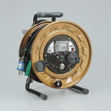 【EA815MS-32】AC125V/30m メタルセンサーリール(感度調整/漏電遮断)