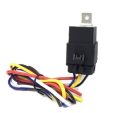 【EA538RB-46】DC12V/20A/5極 防水リレーソケット