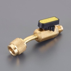 【EA496BK-2】F 1/4インチxF 1/4インチ ボールバルブ(サービス用)