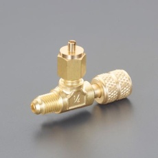 【EA402BK-1】F1/4インチxF1/4インチxF5/16インチ T型アクセスバルブ(3個)