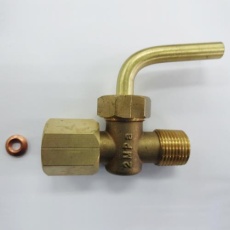 【EA729HD-24】G 1/2インチxR 1/2インチ ゲージコック(黄銅)