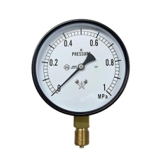 【EA729PB-16】G 3/8インチ/ 75mm/0-1.6MPa 蒸気用圧力計