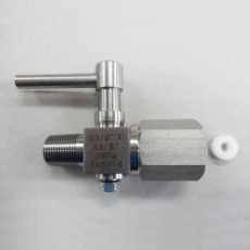 【EA729HD-32】G 3/8インチxR 3/8インチ ゲージコック(ステンレス)