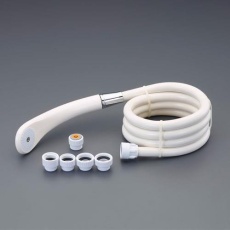 【EA468BX-1C】G1/2x1.6m シャワーホースセット(クリーム)