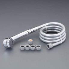 【EA468BX-10A】G1/2x1.6m シャワーホースセット(シルバー)