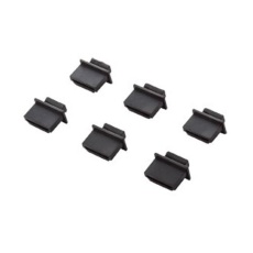 【EA764BK-67】HDMIコネクタ用保護キャップ(6個)