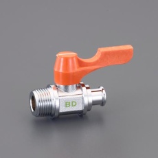 【EA425BE-200】R 1/4インチx12.0mm ミニボールバルブ(ドレン用)
