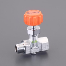 【EA426CW-122A】R 1/4インチxRc1/4インチ ニードルバルブ