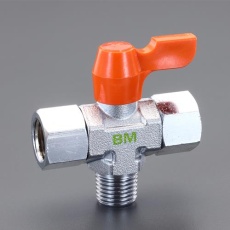 【EA425BM-1】R 1/8インチxRc1/8インチ ミニボールバルブ(3方)