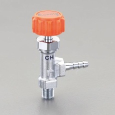 【EA426DH-6】R 1/8インチxφ 6.0mm ニードルバルブ(ステム型)