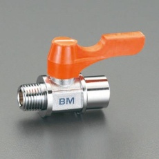 【EA425BM-32】R 3/8インチxG 1/4インチ ミニボールバルブ