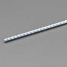 【EA949HL-43B】W 3/8インチx1.0m 全ねじボルト(鉄ユニクロ製/6本)
