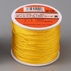 【EA628AX-42】φ1.5mmx40m ポリエステルコード(黄)