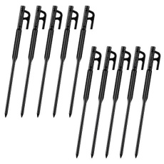 【EA915DL-73】φ10x400mm ペグ(鍛造スチール製/10本)