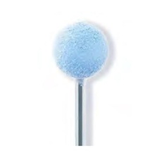 【EA819AZ-33】φ12mm/3mm軸 軸付フェルトバフ(アルミナ)