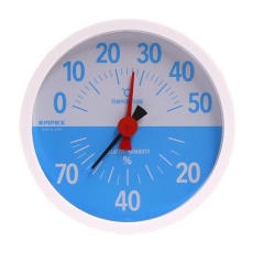 【EA728G-96】φ140x29mm バス用温度・湿度計