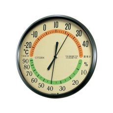 【EA728EB-52A】φ150mm 温度・湿度計