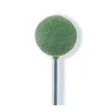 【EA819AZ-64】φ15mm/3mm軸 軸付フェルトバフ(酸化クロム)