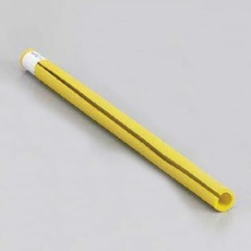 【EA983FF-302】φ18x450mm クッションガード(丸型/黄)