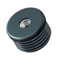 【EA983FP-253】φ20mm/M 8 丸型ブッシング(20個/黒)