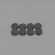 【EA979DA-42】φ20x3mm 滑り止めクッション(8枚)