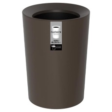 【EA995AA-614】φ222x318mm/6.7L ダストボックス(丸型/茶/3個)